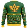 Merry Linkmas Legend of Zelda PC Ugly Christmas Sweater back mockup - Legend Of Zelda UK Store