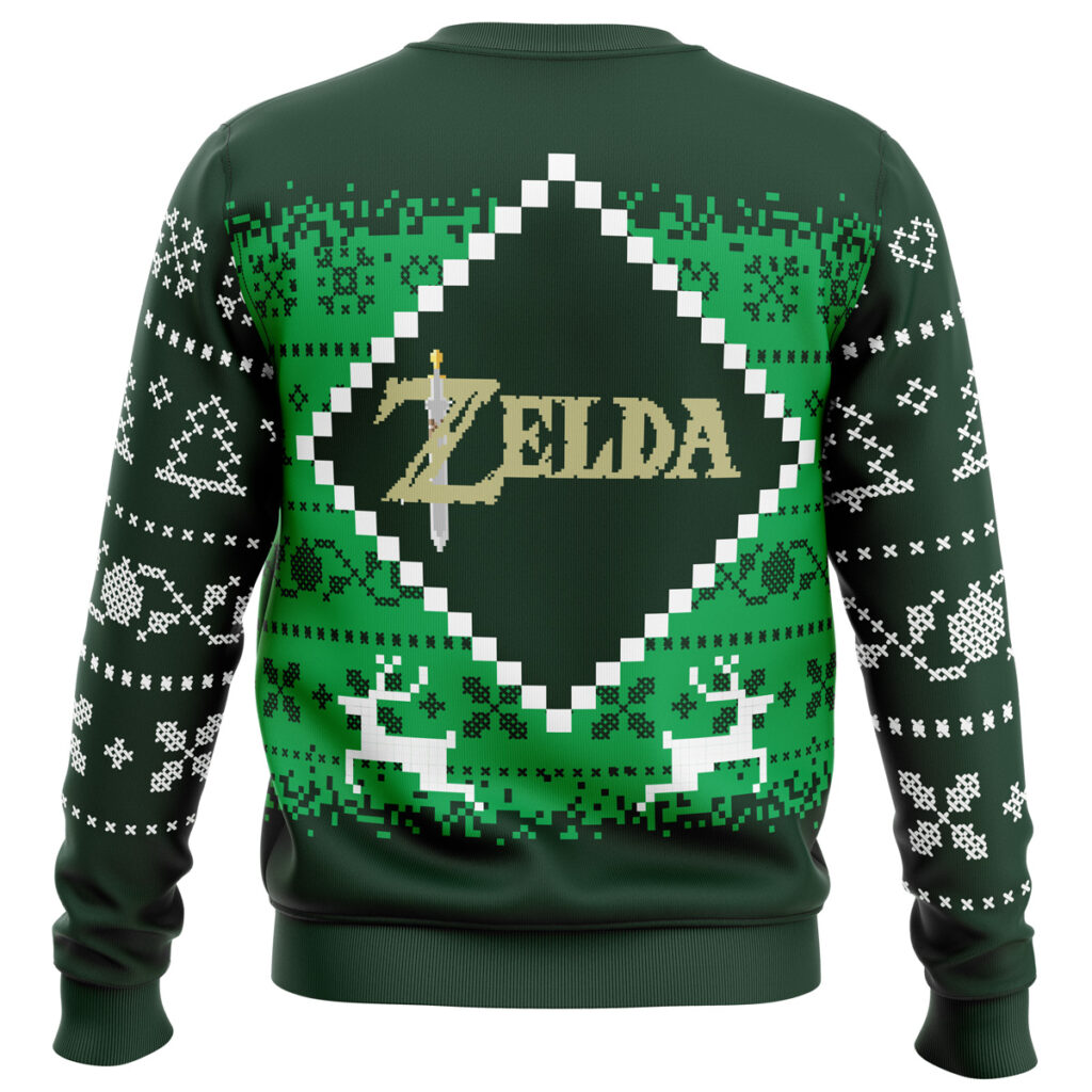 The Legend of Christmas Zelda Ugly Christmas Sweater - Image 5