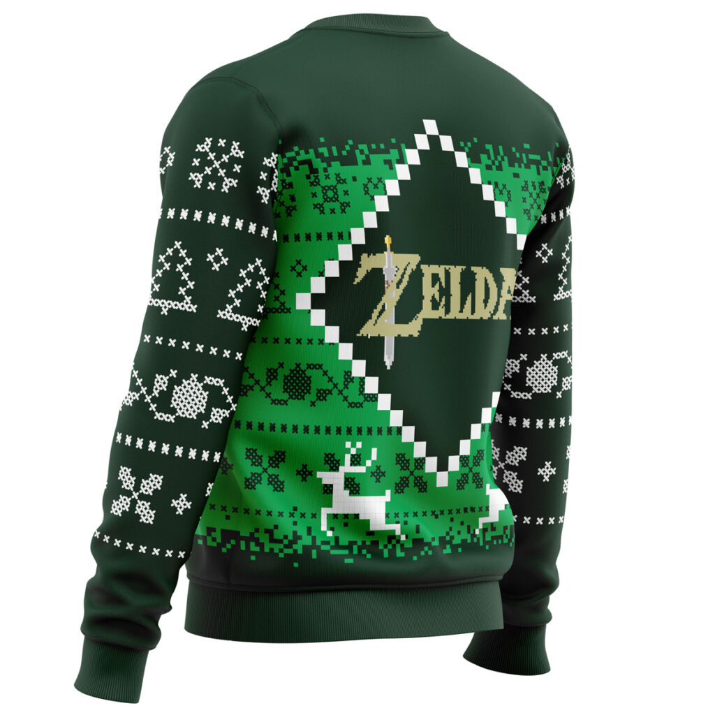 The Legend of Christmas Zelda Ugly Christmas Sweater - Image 4